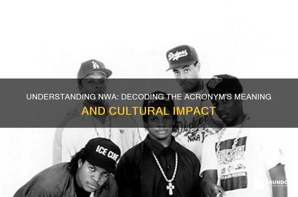 what does nwa sound for