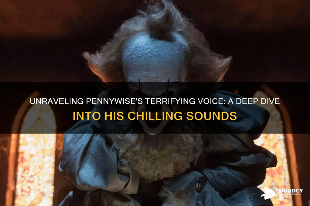 what does pennywise sound like