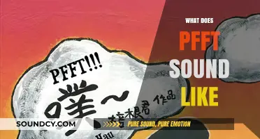 Unraveling the Mystery: What Does the Sound 'Pfft' Actually Sound Like?