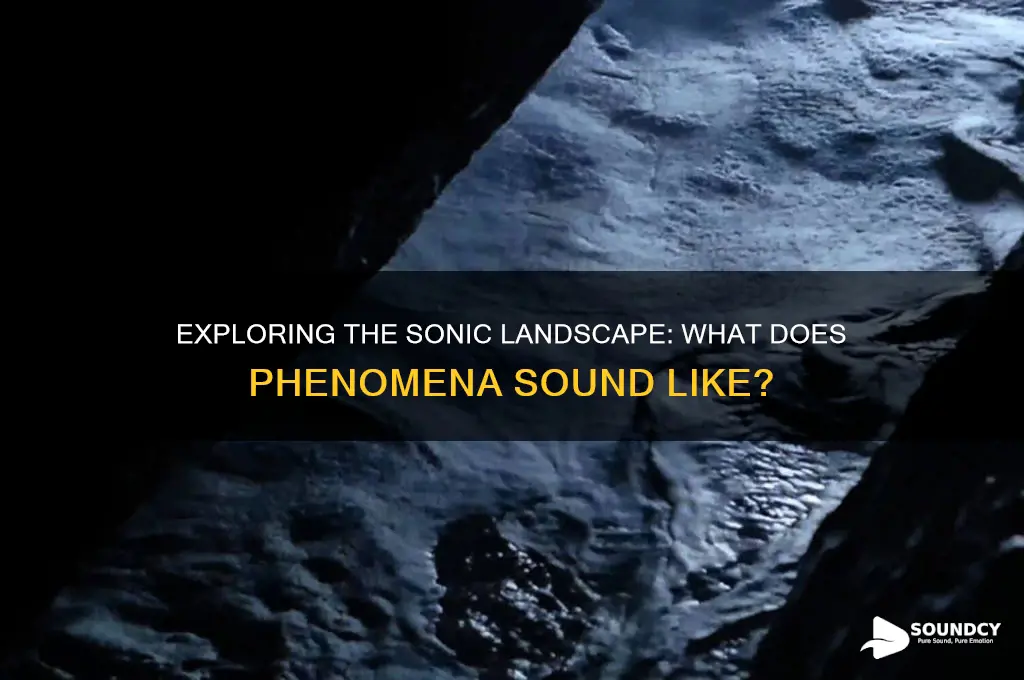 what does phenomena sound like