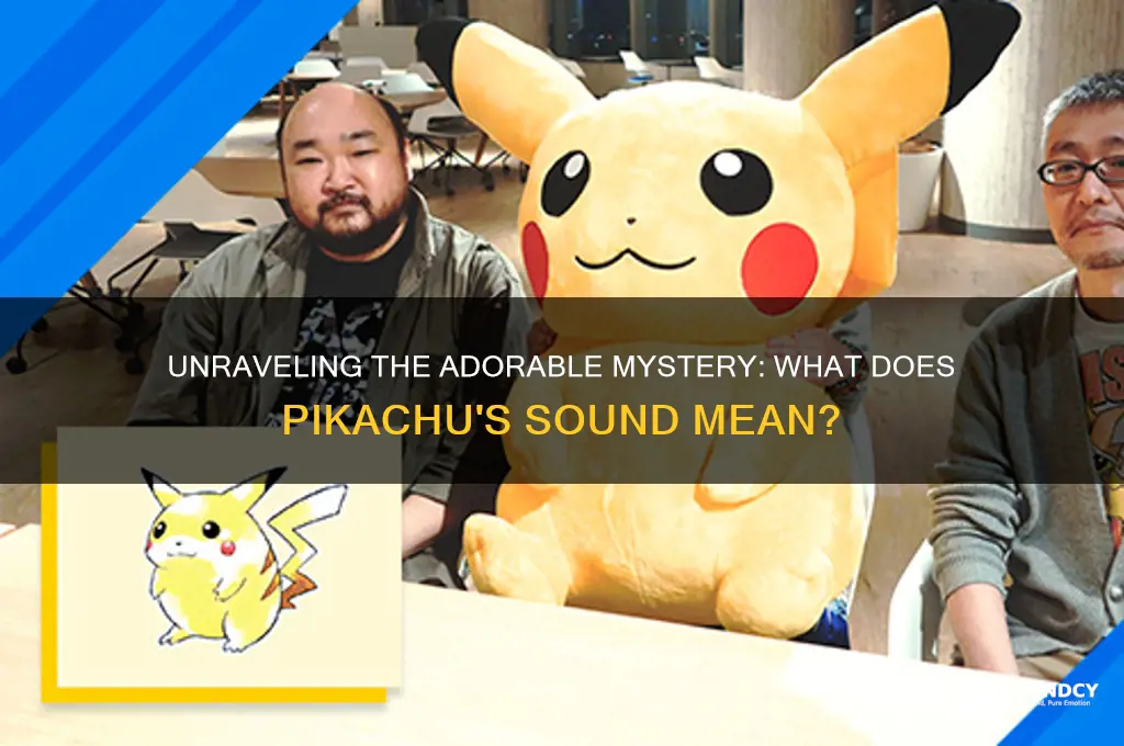 what does pikachu sound is