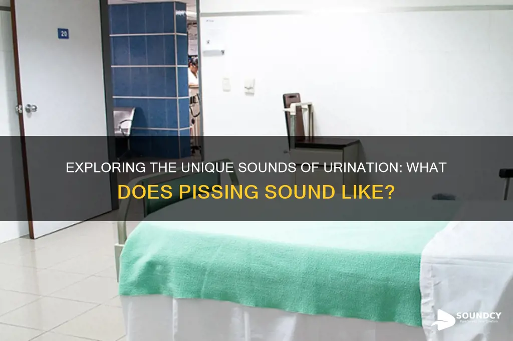 what does pissing sound like