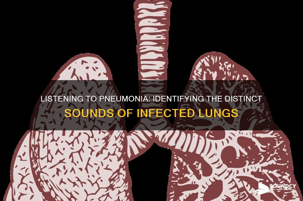 what does pneumonia sounds like