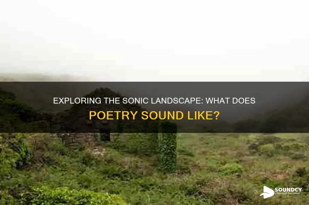 what does poetry sound like