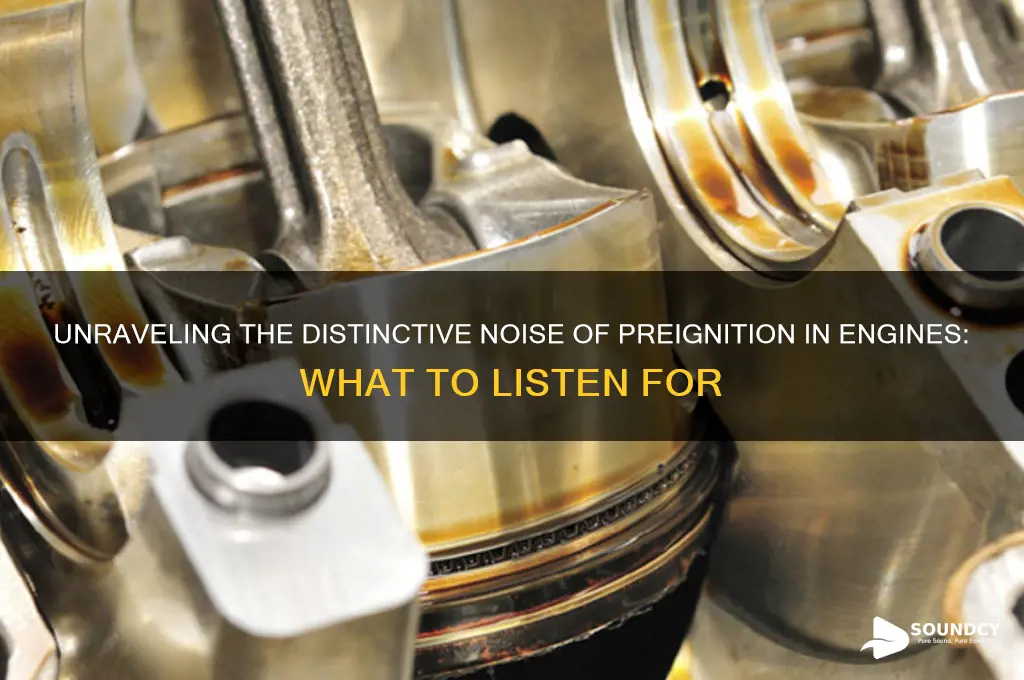 what does preignition sound like