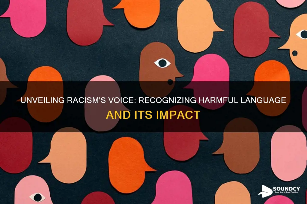 what does racism sound like