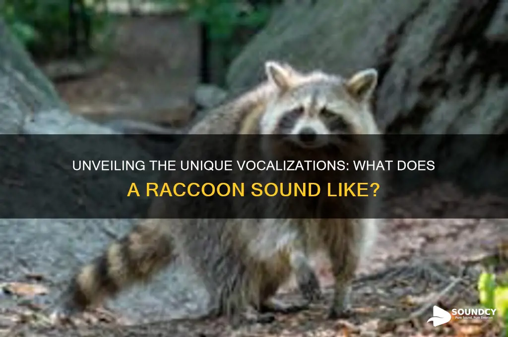 what does racoon sound like