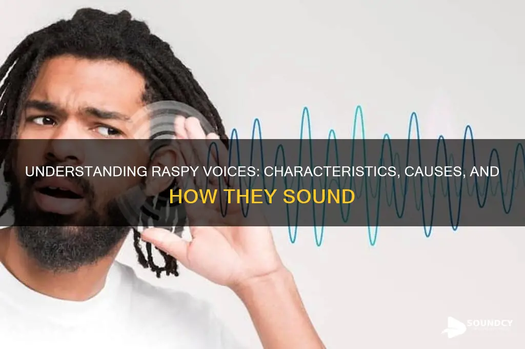 what does raspy sound like