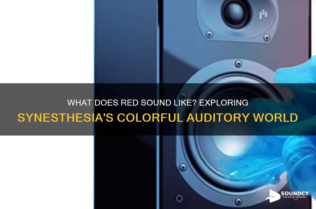 what does red sounds like