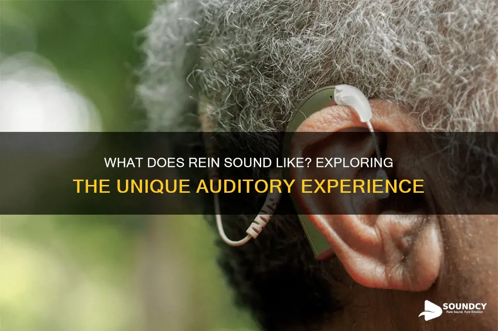what does rein sound like