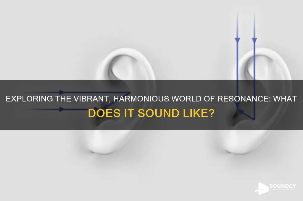 what does resonance sound like