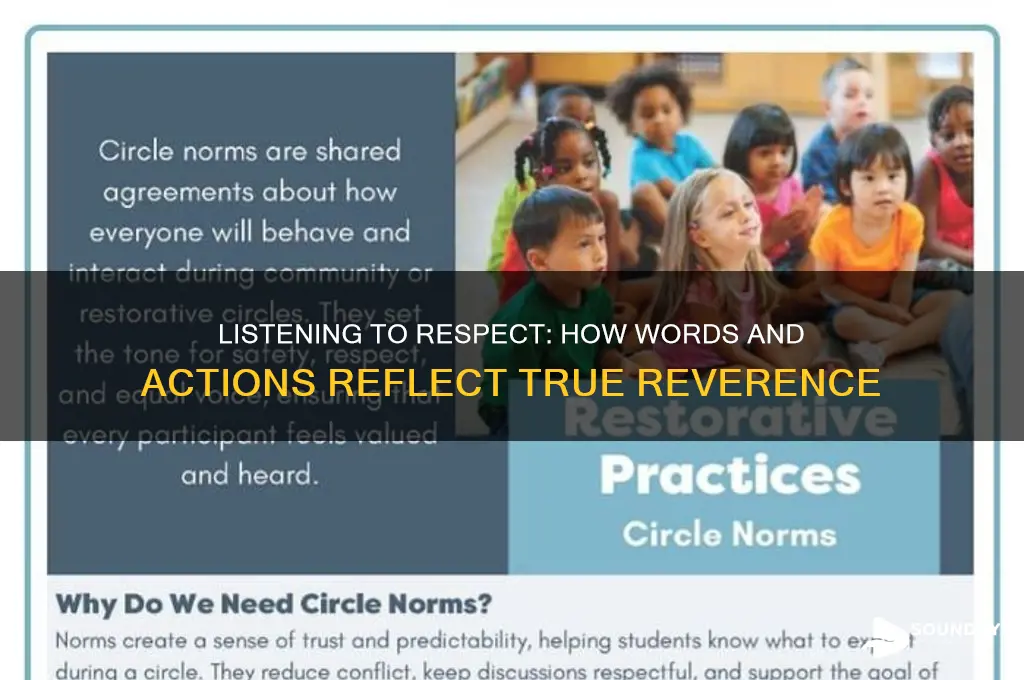 what does respect sounds like