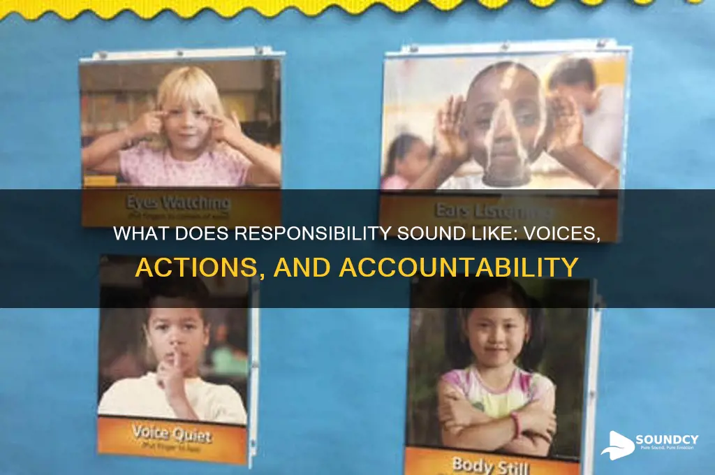 what does responsibility sound like