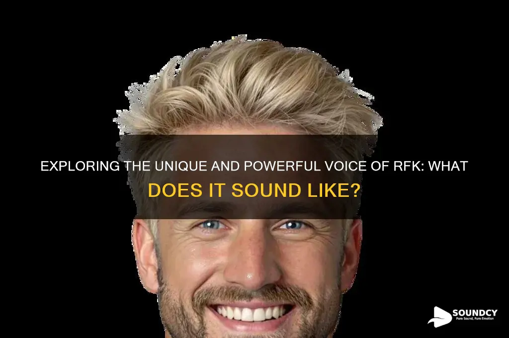 what does rfk sound like