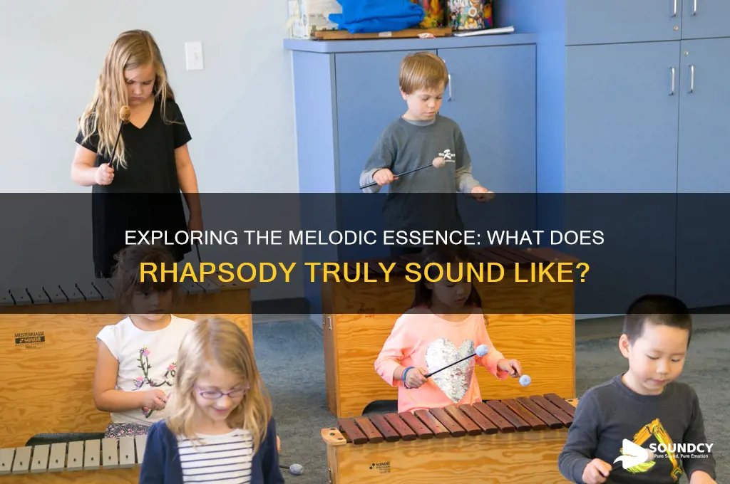 what does rhapsody sound like