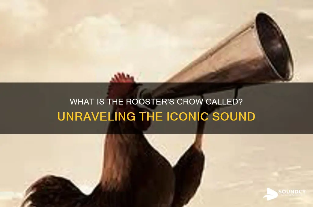 what does rooster sound called