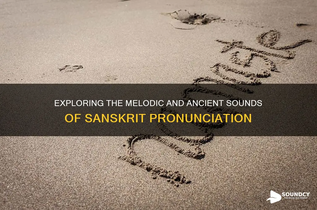 what does sanscrit sound like