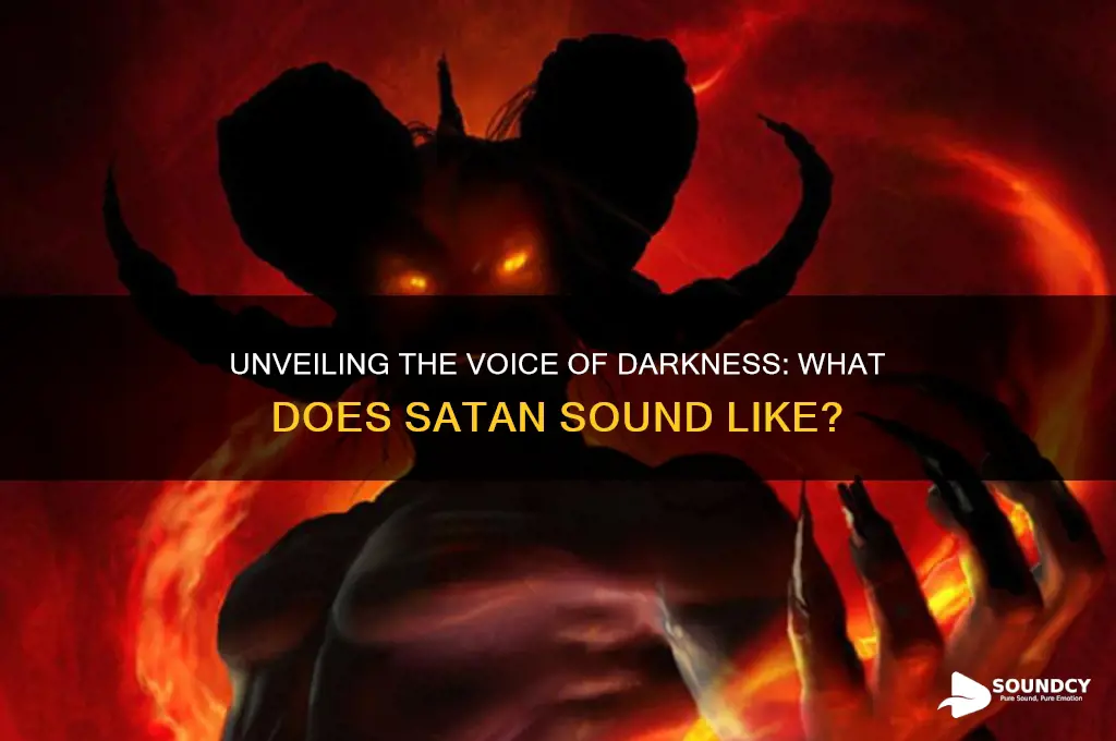 what does satan sound like