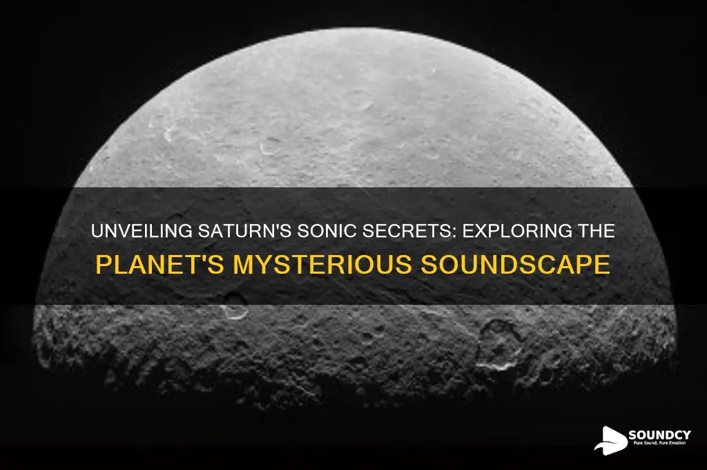 what does saturn sound like