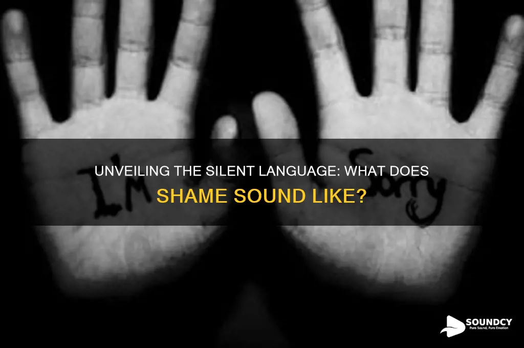what does shame sound like