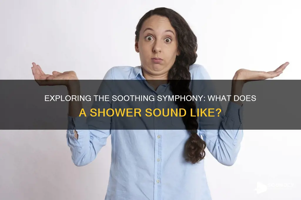 what does shower sound like