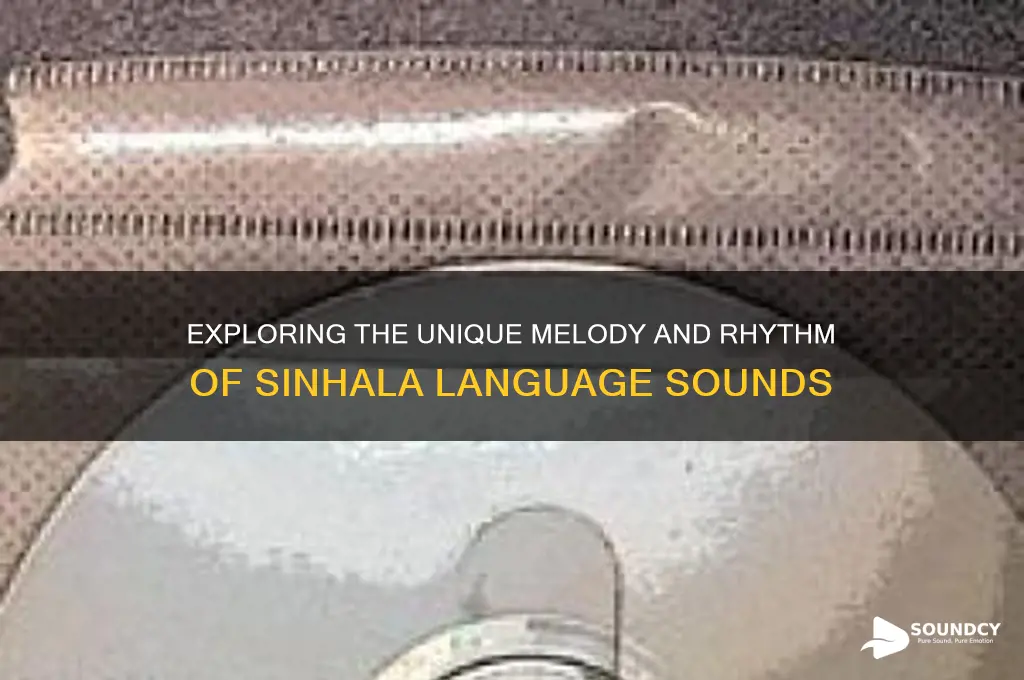 what does sinhala sound like