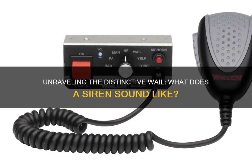 what does siren sound like