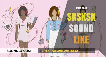 Decoding the Sksksk Sound: A Guide to Its Unique Vocal Expression