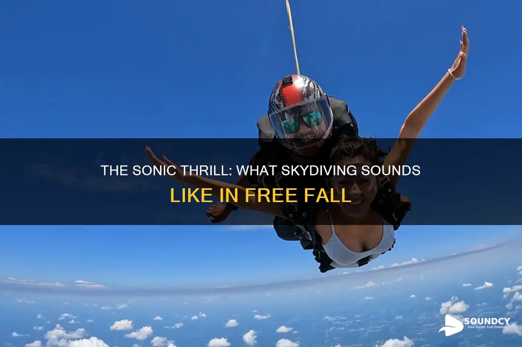 what does skydiving sound like