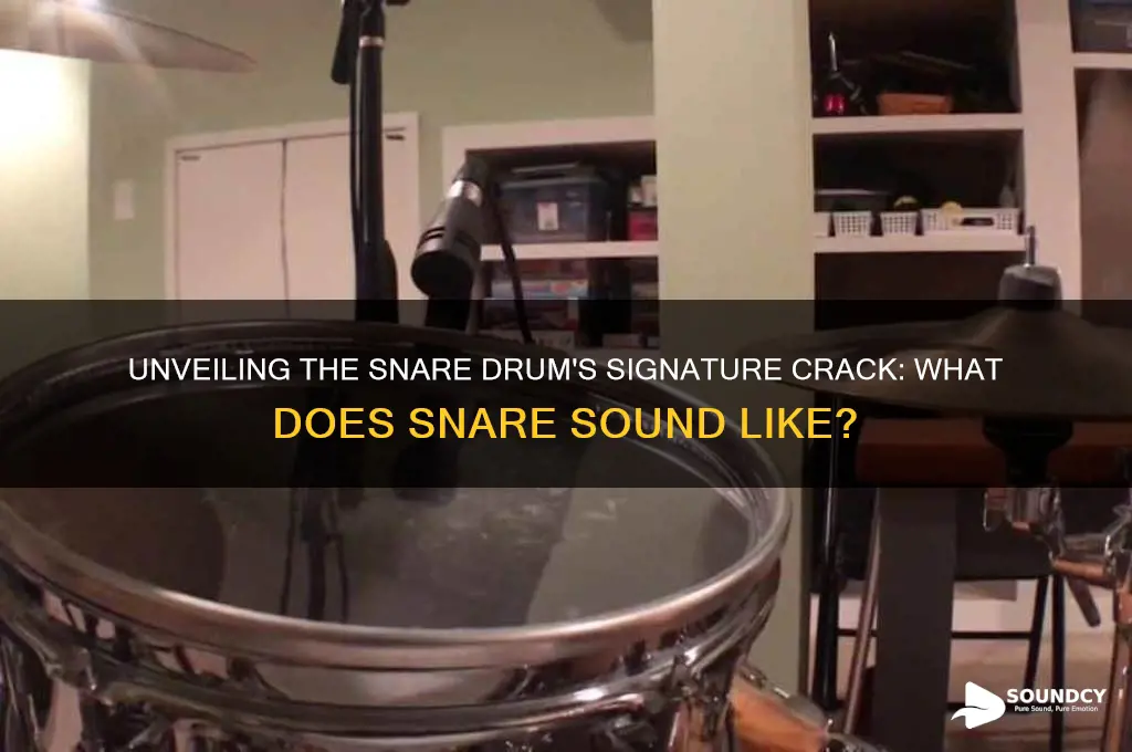 what does snare sound like