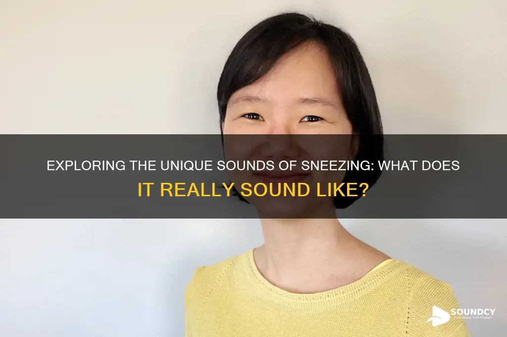 what does sneezing sound like
