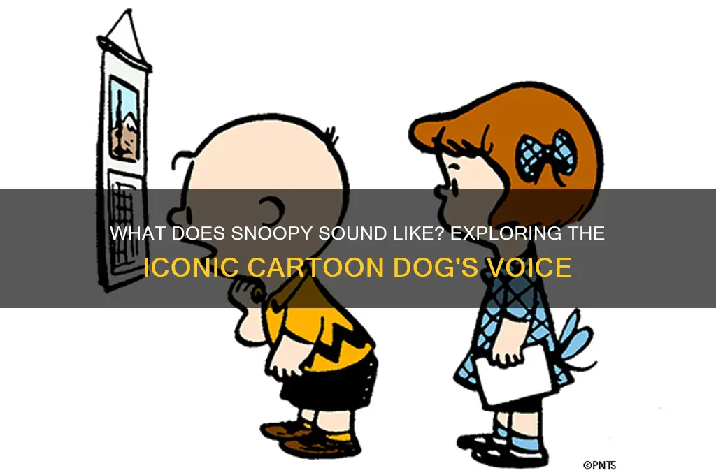 what does snoopy sound like
