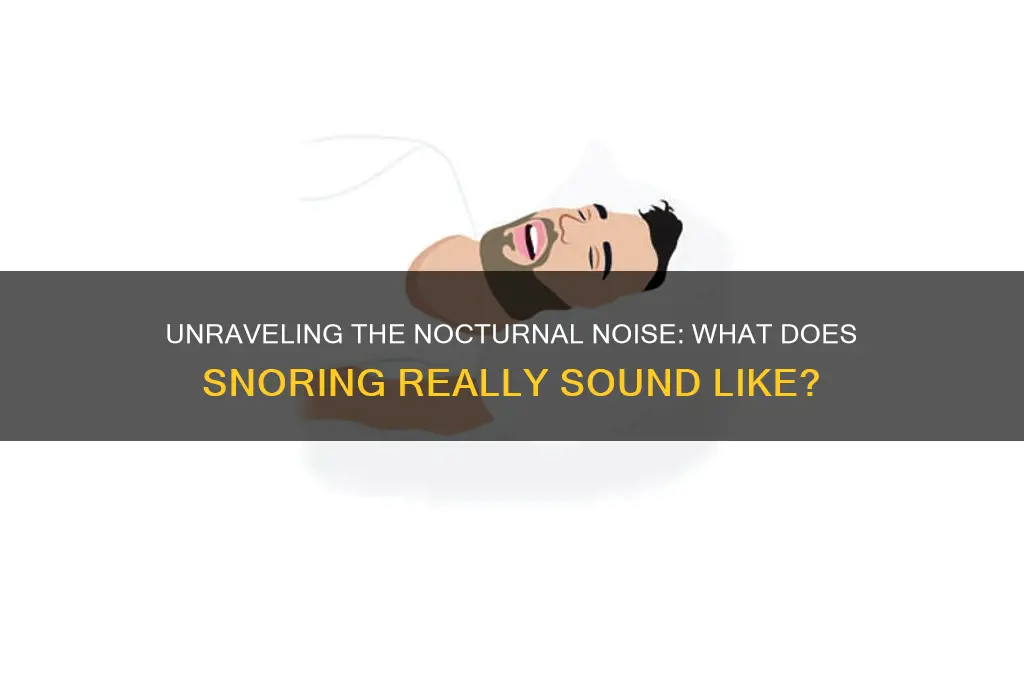 what does snoring sound like