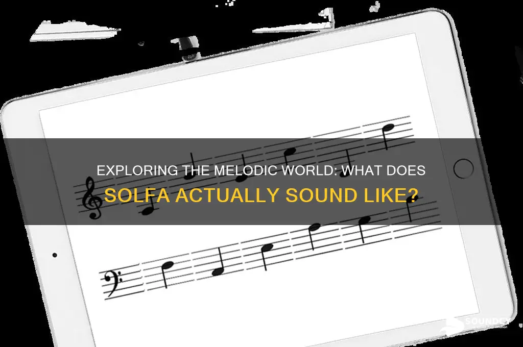 what does solfa sound like