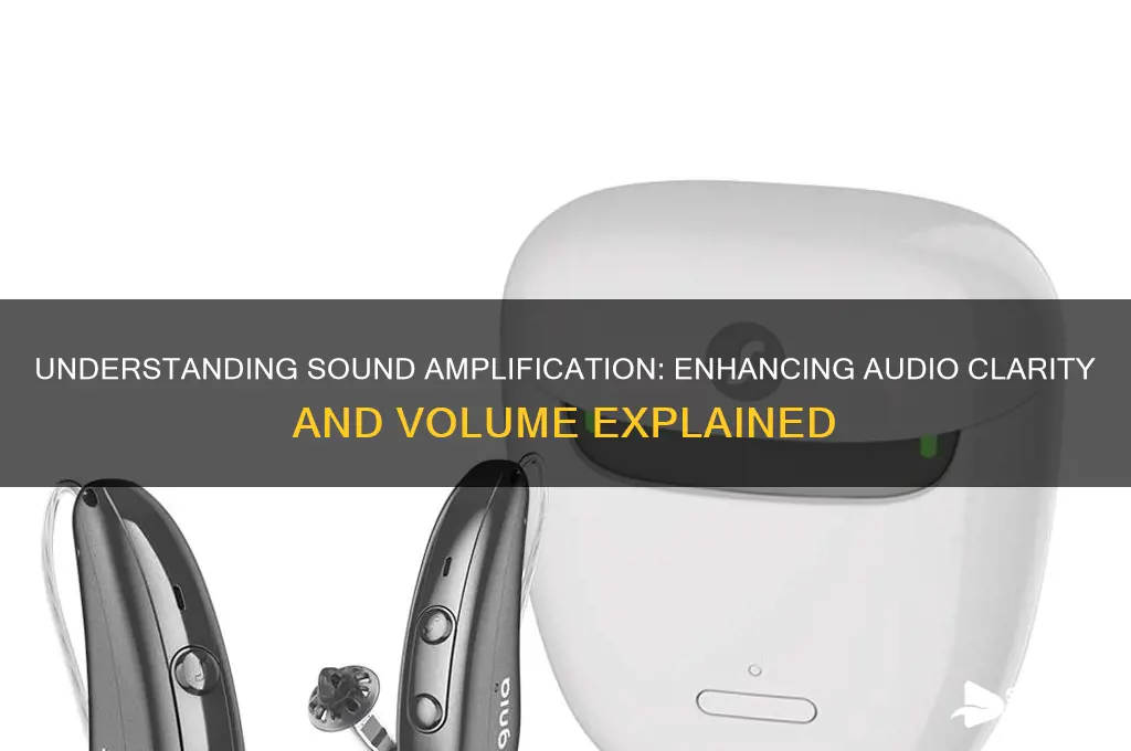what does sound amplification do