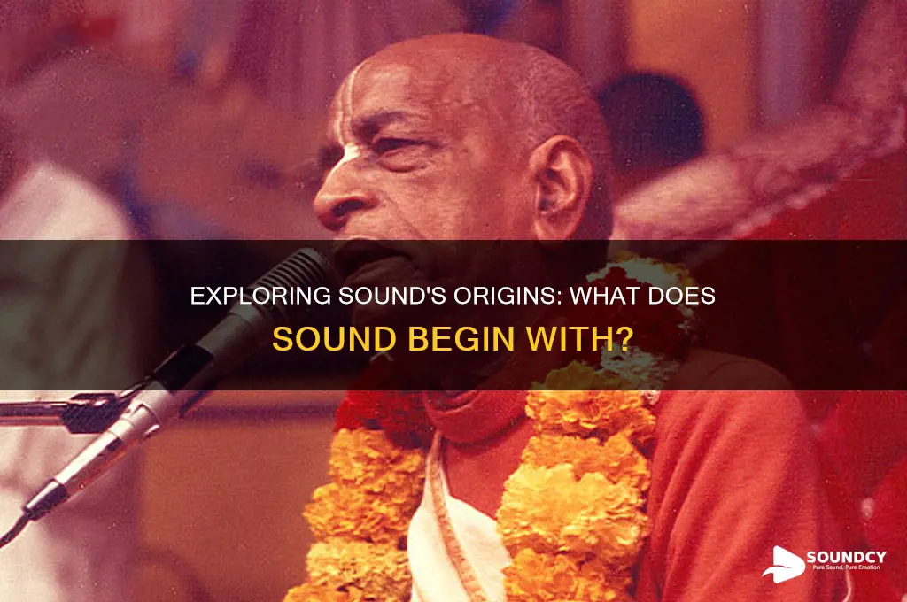 what does sound begin with