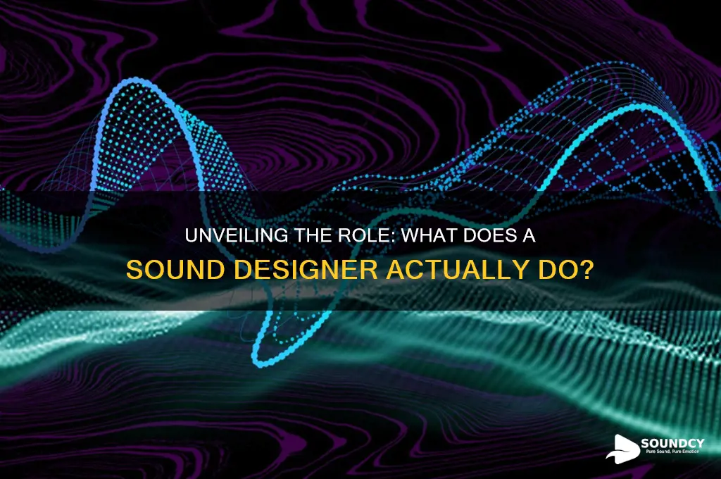 what does sound designer do