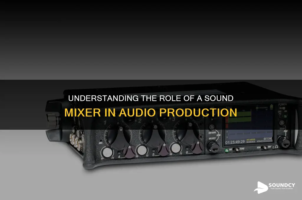 what does sound mixer do