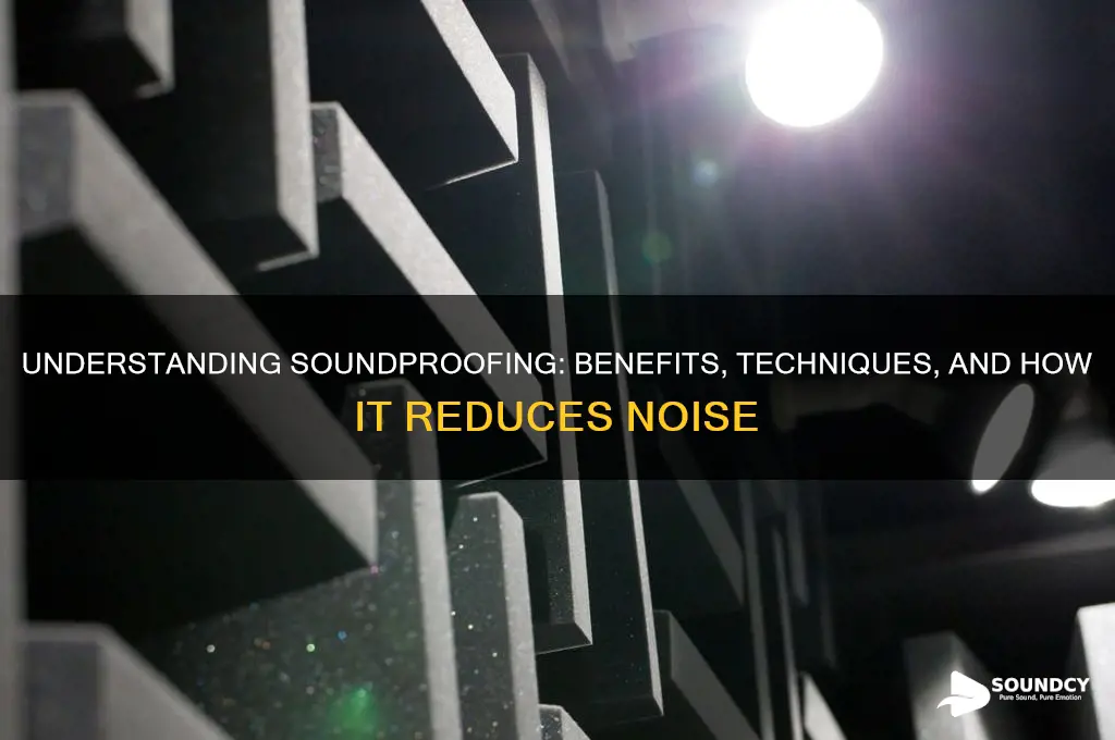 what does sound proofing do