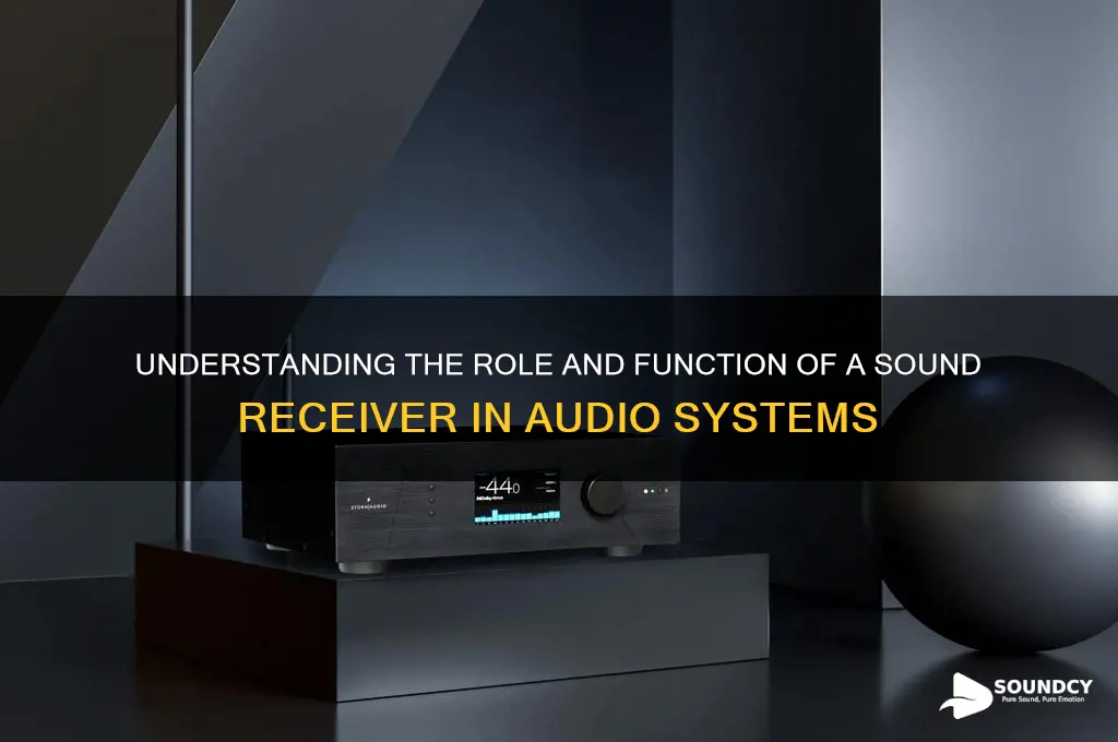 what does sound receiver do