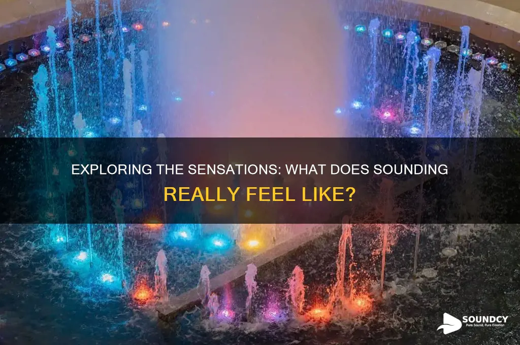 what does sounding feeling like