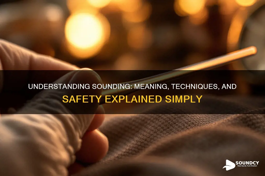 what does sounding stand for