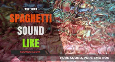 What Does Spaghetti Sound Like? Exploring the Unexpected Acoustics of Pasta