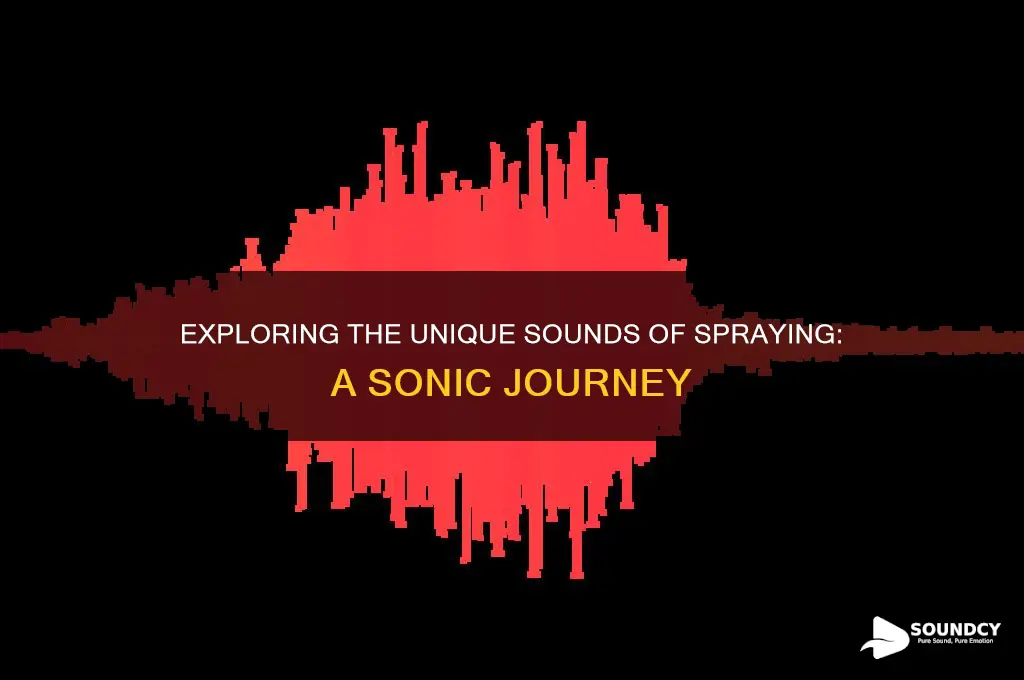 what does spraying sound like