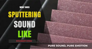 Unveiling the Unique Acoustic Signature of Sputtering Sounds