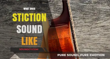 Unraveling the Unique Acoustic Signature of Stiction: What Does It Sound Like?