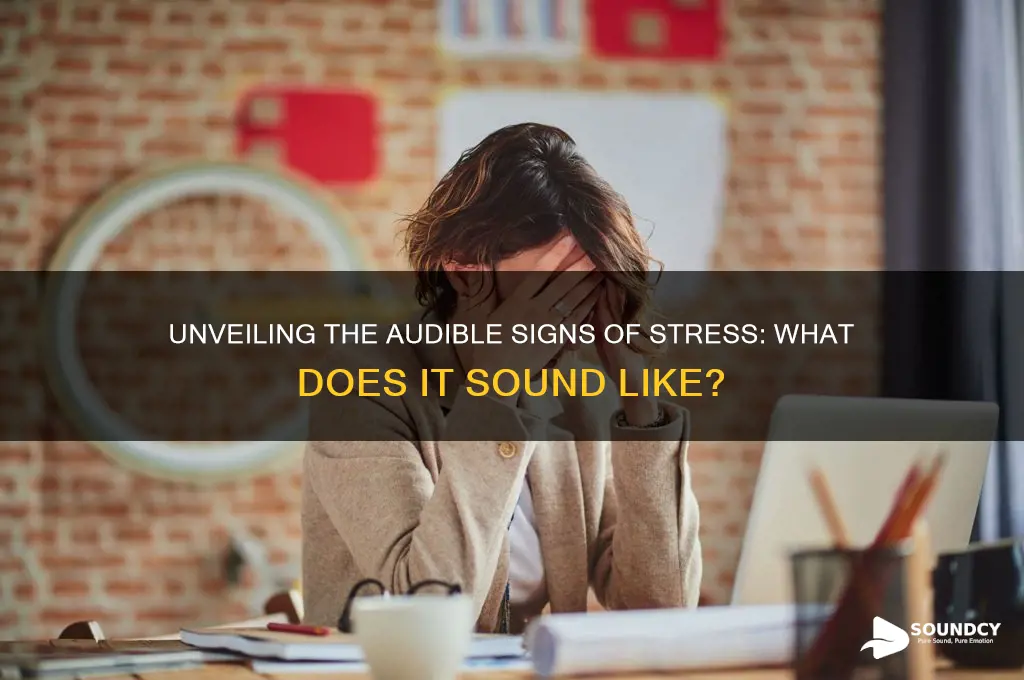 what does stress sound like