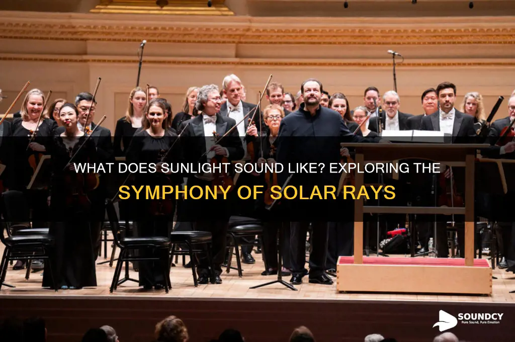 what does sunlight sound like