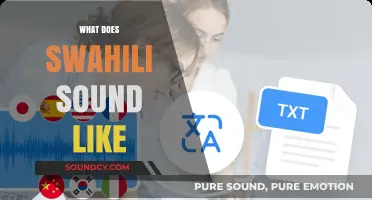 Exploring the Melodic Rhythms and Unique Pronunciations of Swahili Speech