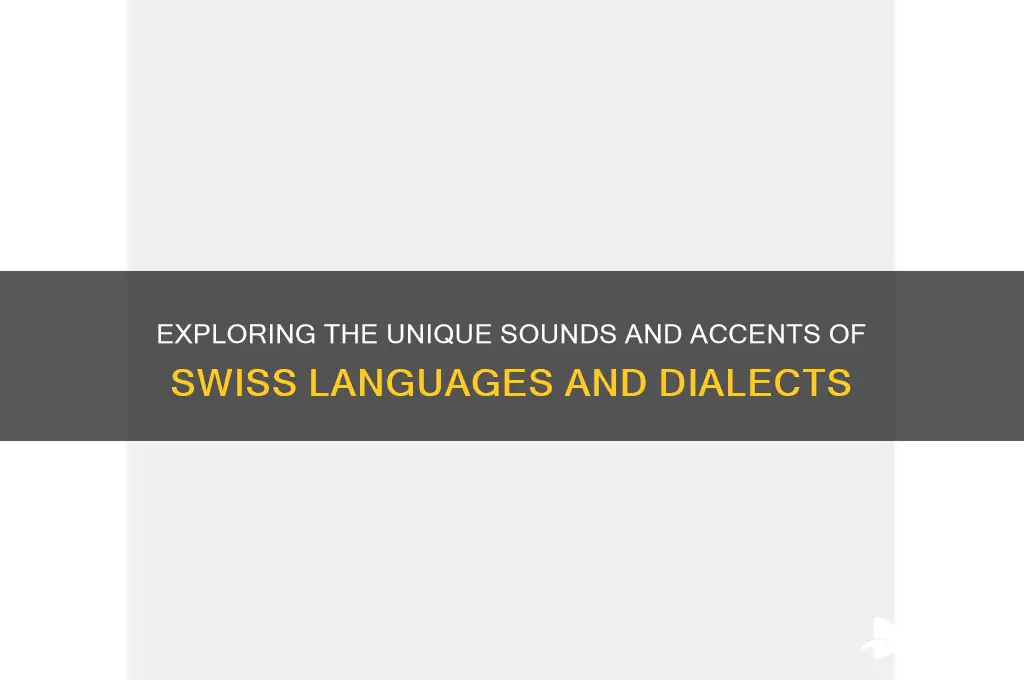 what does swiss sound like
